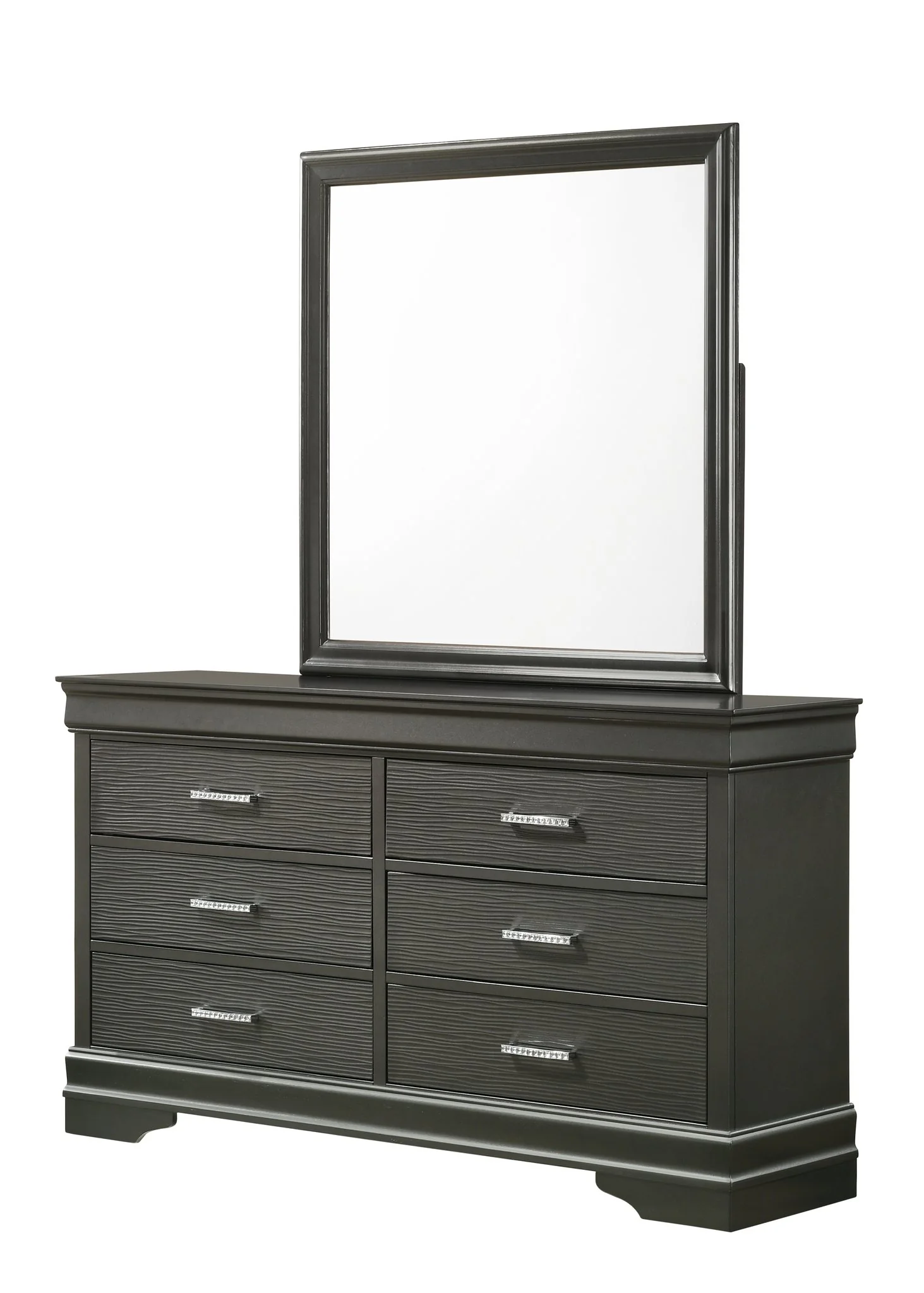 Brooklyn King 5 Bedroom Set Gray - Image 3