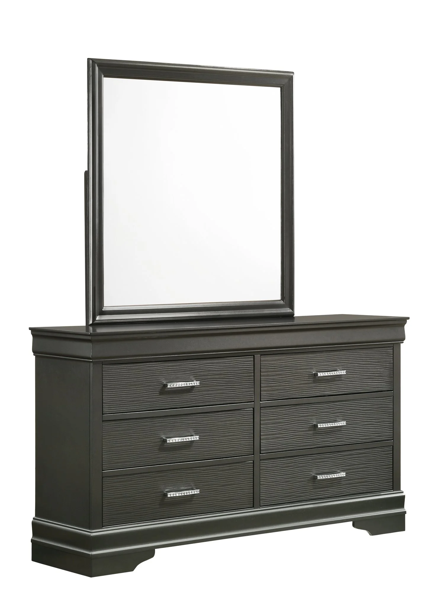 Brooklyn Queen 4 Bedroom Set Gray - Image 5