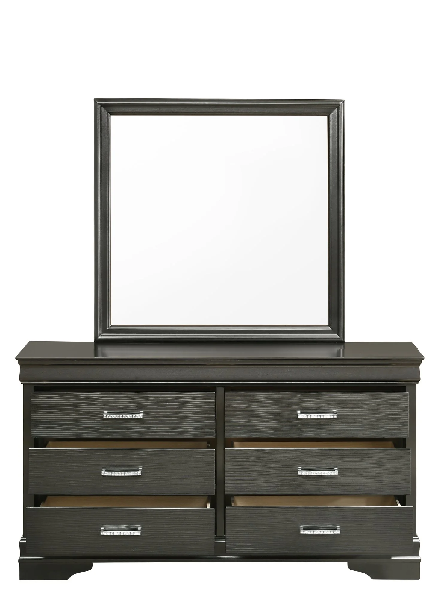 Brooklyn Queen 4 Bedroom Set Gray - Image 6