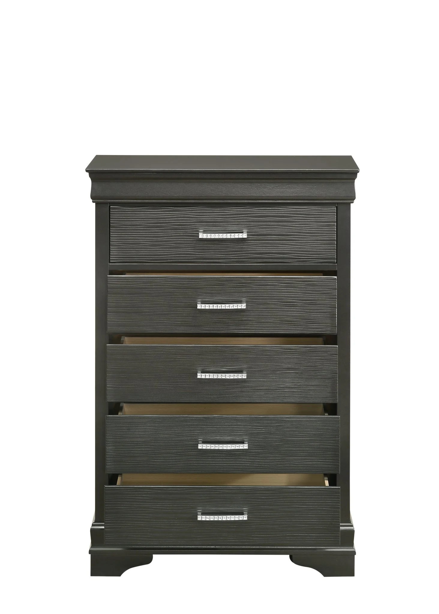 Brooklyn Queen 5 Bedroom Set Gray - Image 17