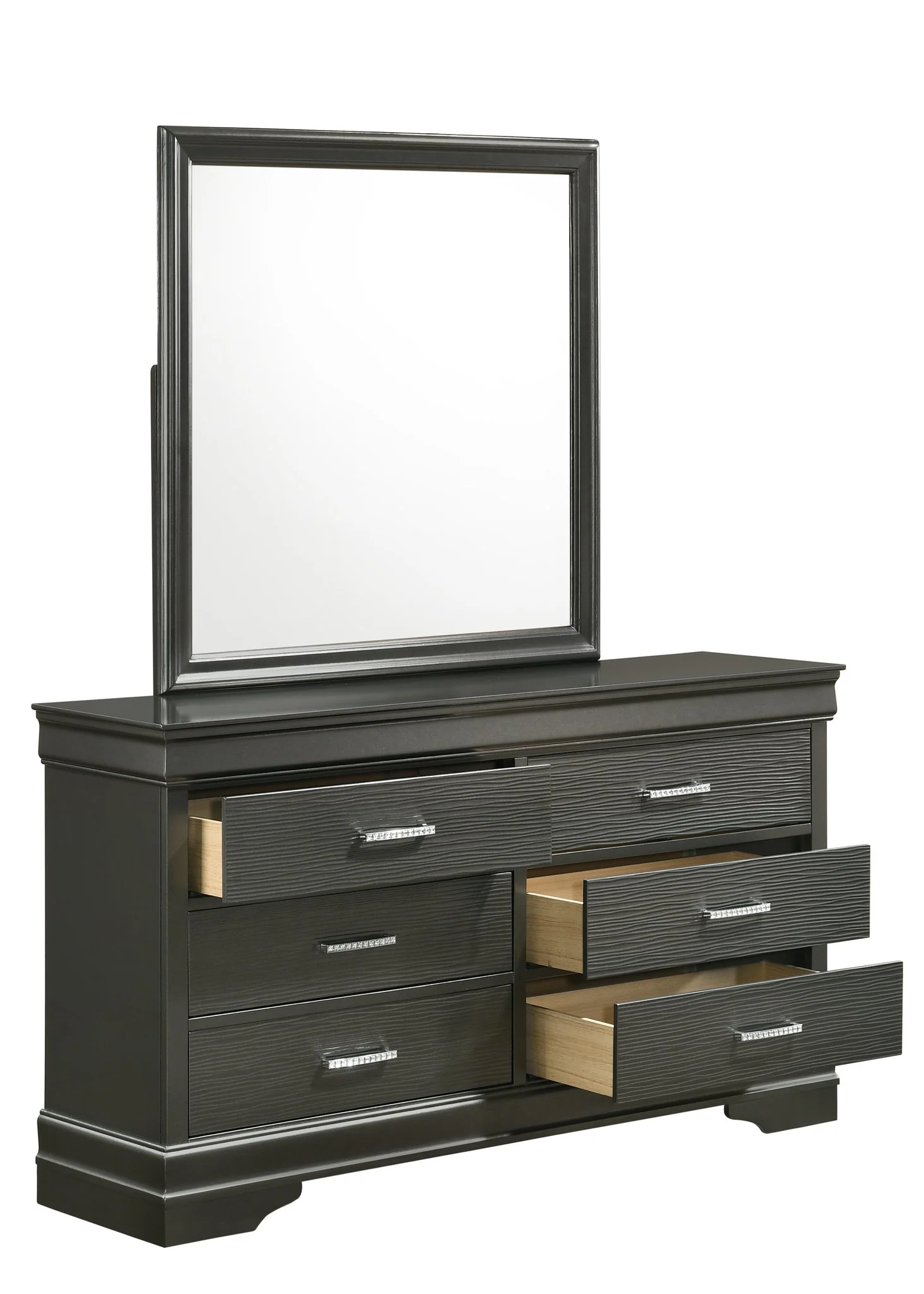 Brooklyn Twin 5 Bedroom Set Gray - Image 7