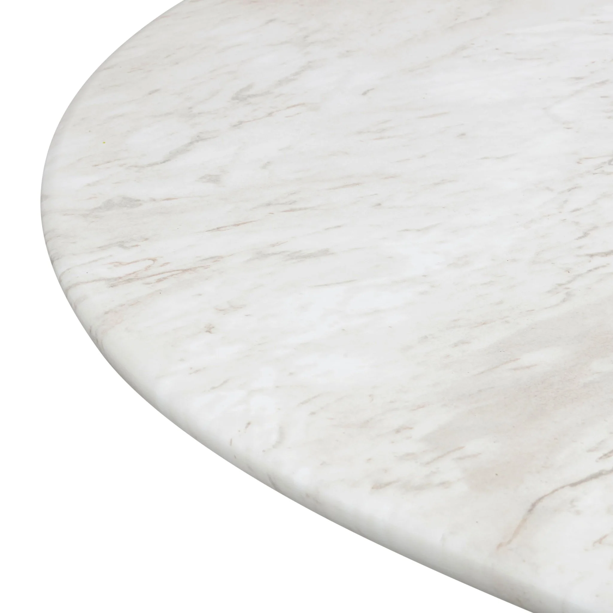Brut White Marble Pattern Indoor/Outdoor Dining Table - Image 6