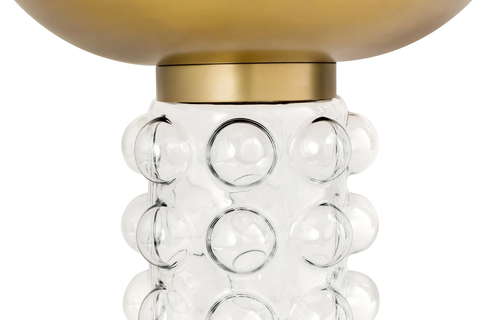 Bubble Glass/Brass Side Table - Image 6