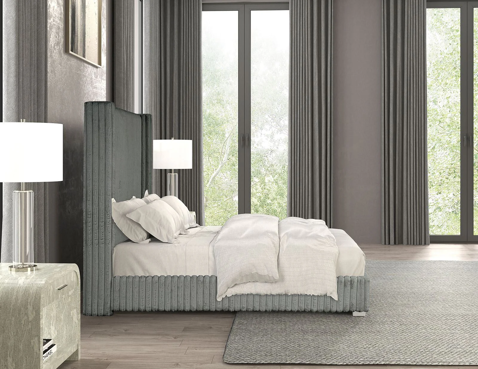 Cadwell Full Bed, Gray - Image 3