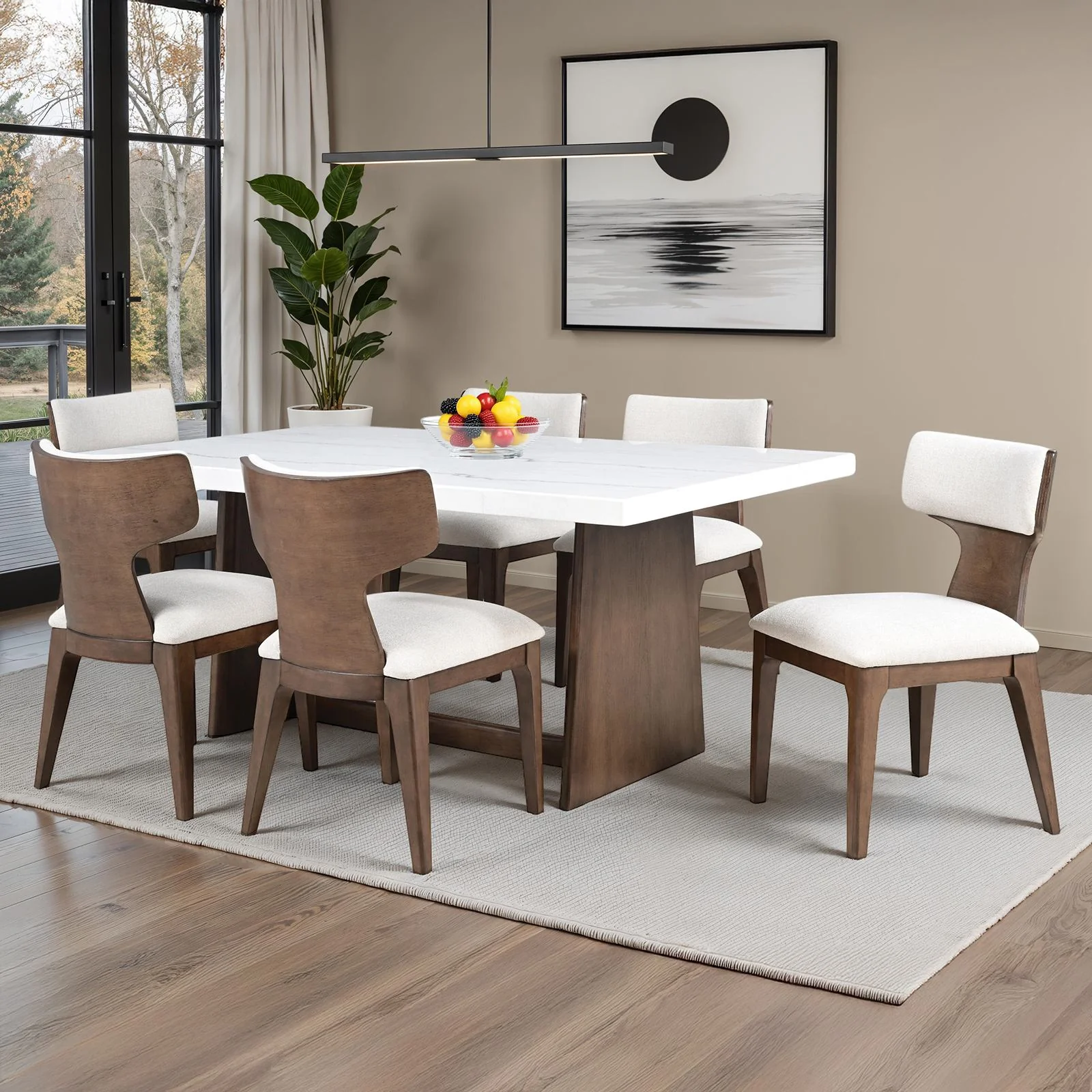 Caerwys 7 Pc. Dining Table Set