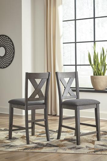 Caitbrook Counter Height Upholstered Bar Stool - Image 10