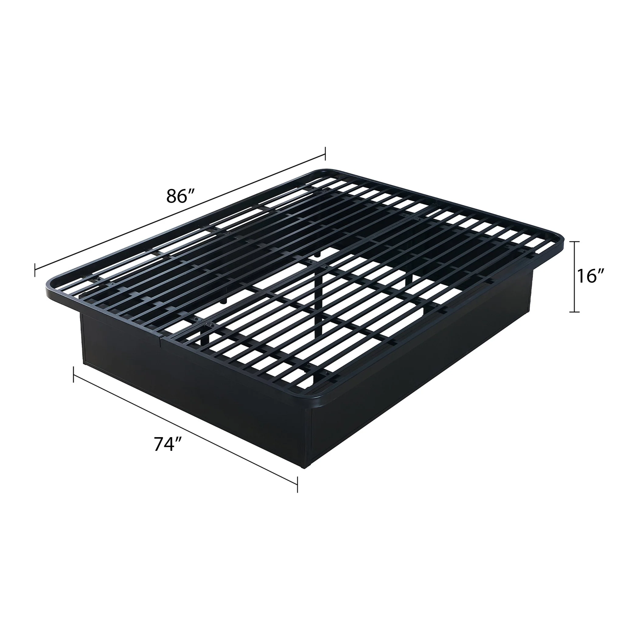Cal King Size Bed Metal Frame - Image 9