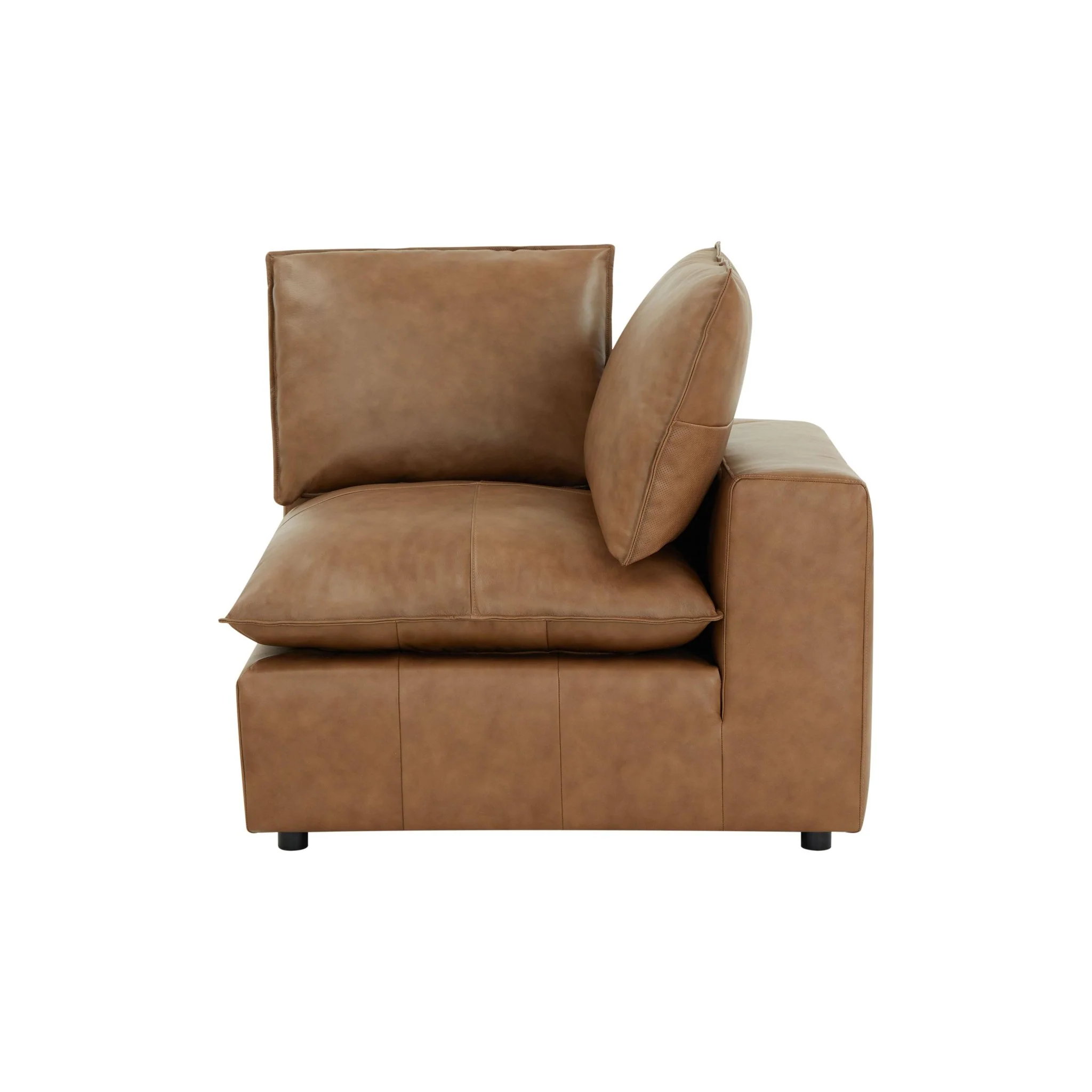 Cali Brown Leather Modular Sofa - Image 23