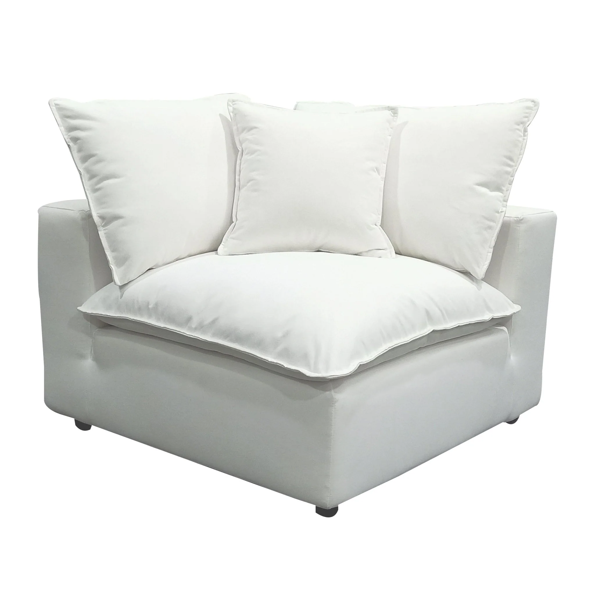 Cali Pearl Performance Fabric Corner Chair