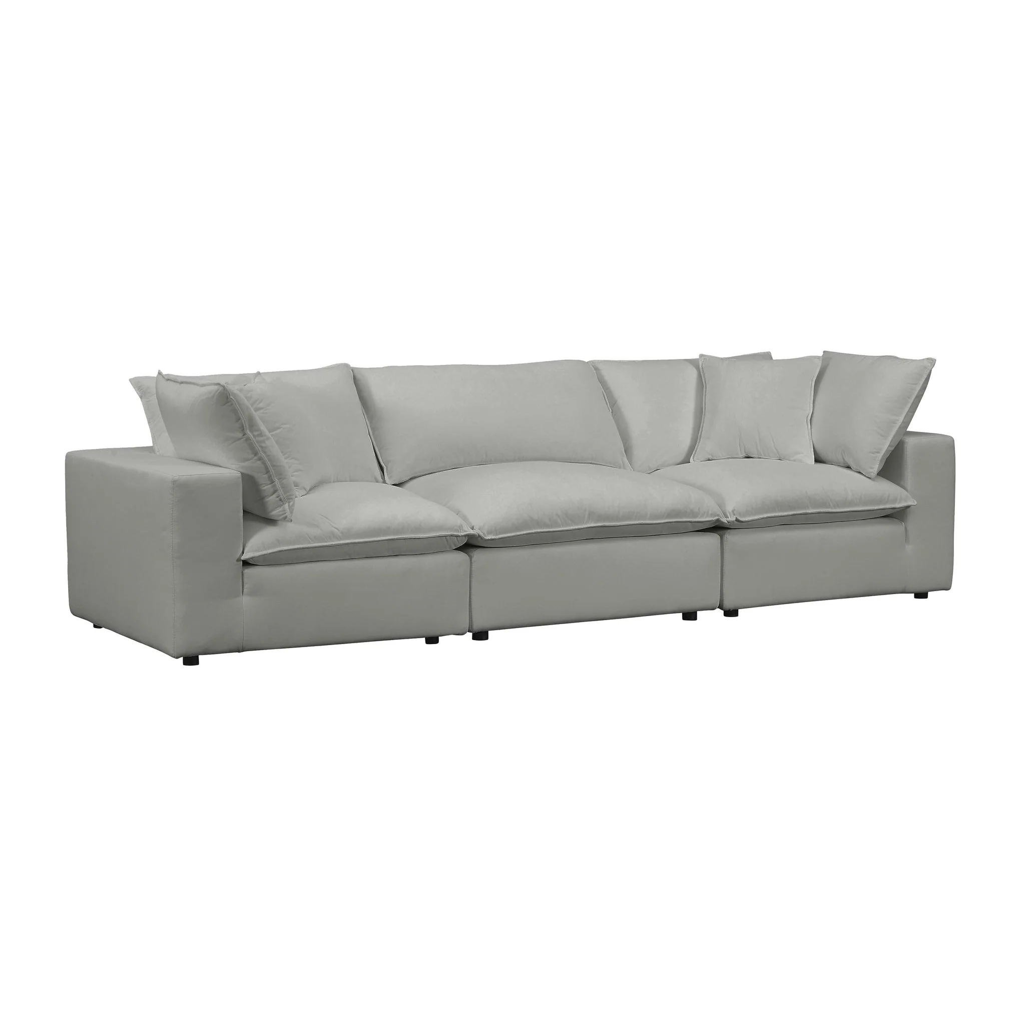 Cali Slate Performance Fabric Modular Sofa