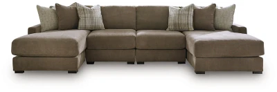 Camellia-Court Double Chaise Sectional - Image 13