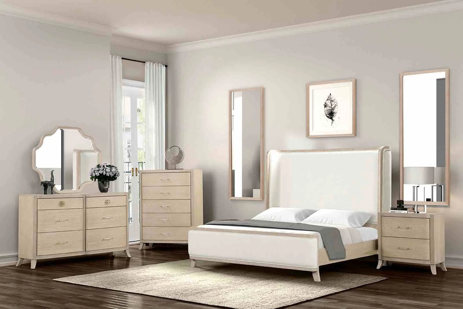 Candra 4 Pc. Queen Bedroom Set