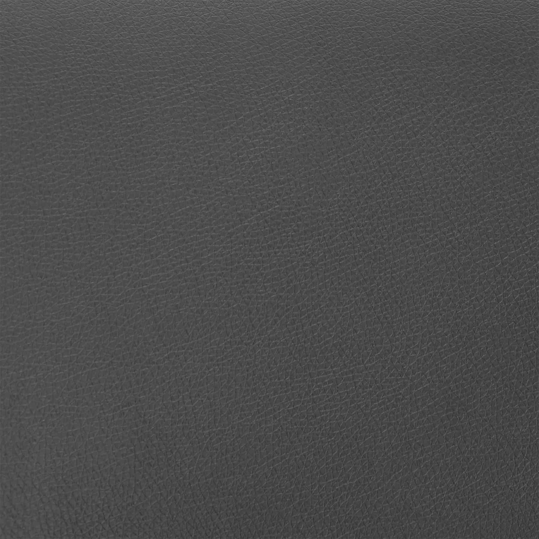 Carise Gray Faux Leather and Black Metal Swivel 26" Counter Stool - Image 9
