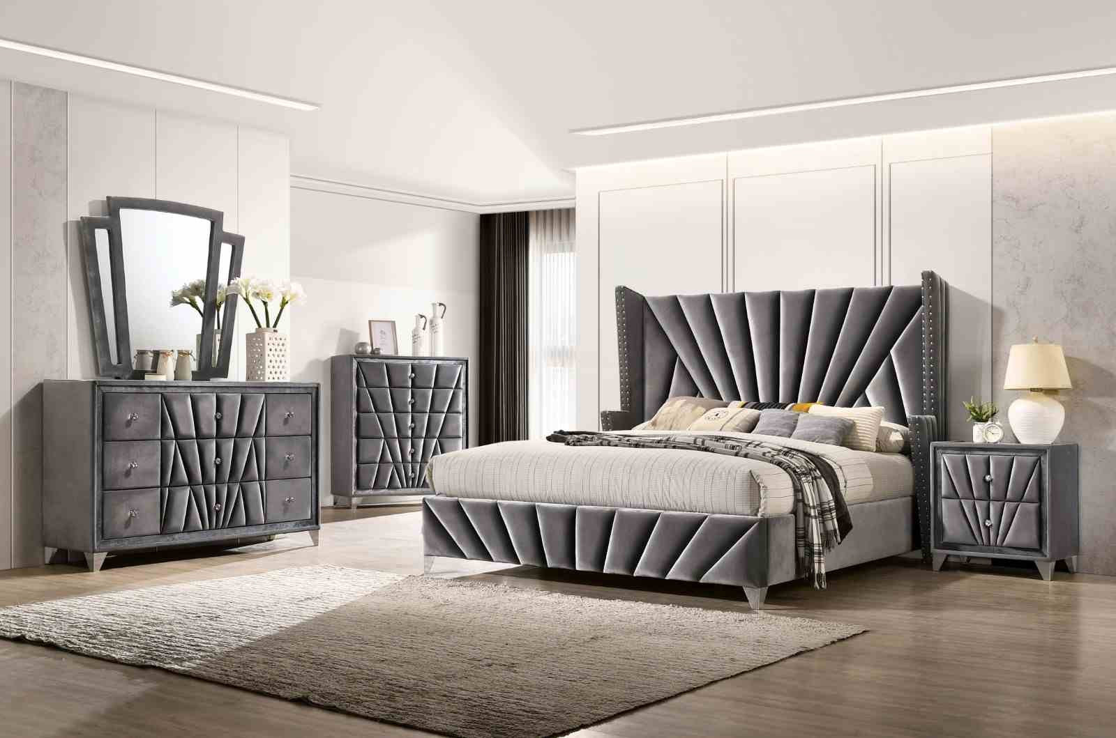 Carissa Mirror, Gray - Image 2