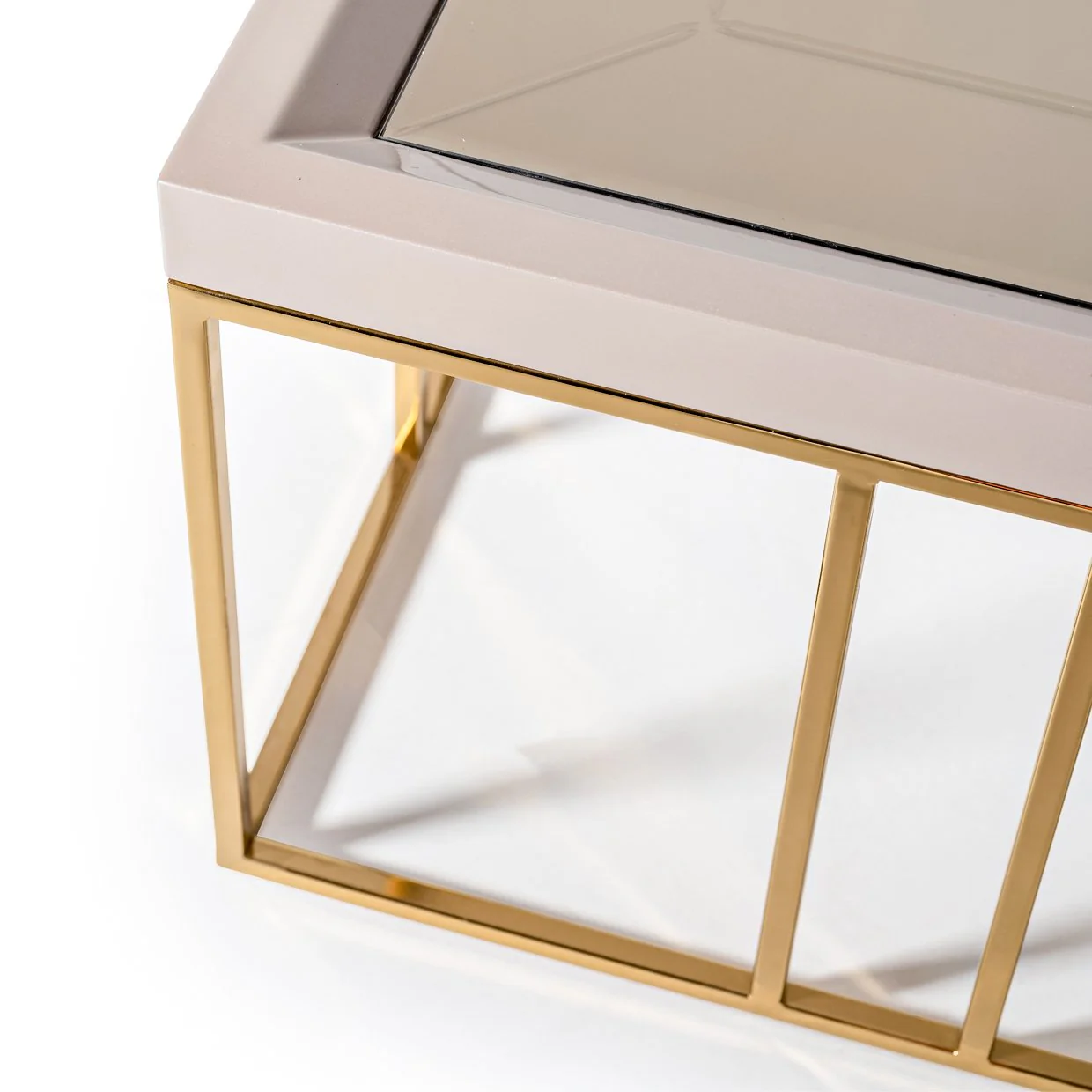 Carmela Cocktail Table - Shimmer Ivory - Image 6