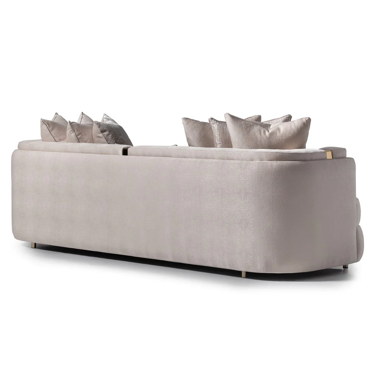 Carmela Mansion Sofa - Almond/Gold - Image 7