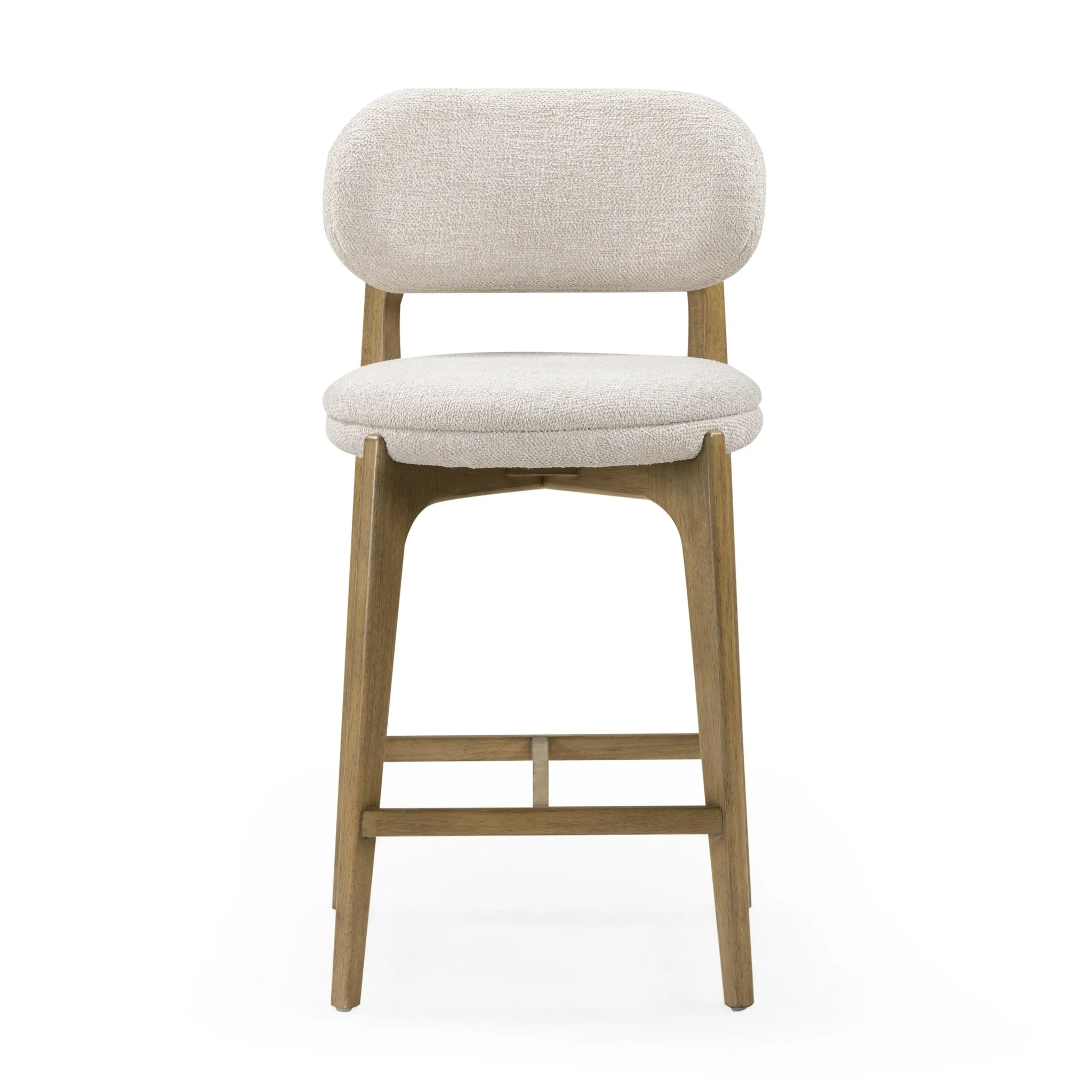 Carnation Cream Performance Fabric Counter Stool - Image 3
