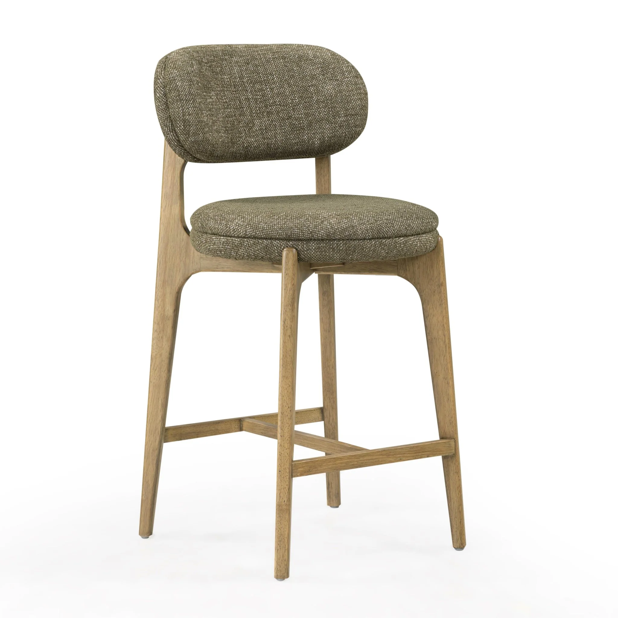 Carnation Green Performance Fabric Counter Stool