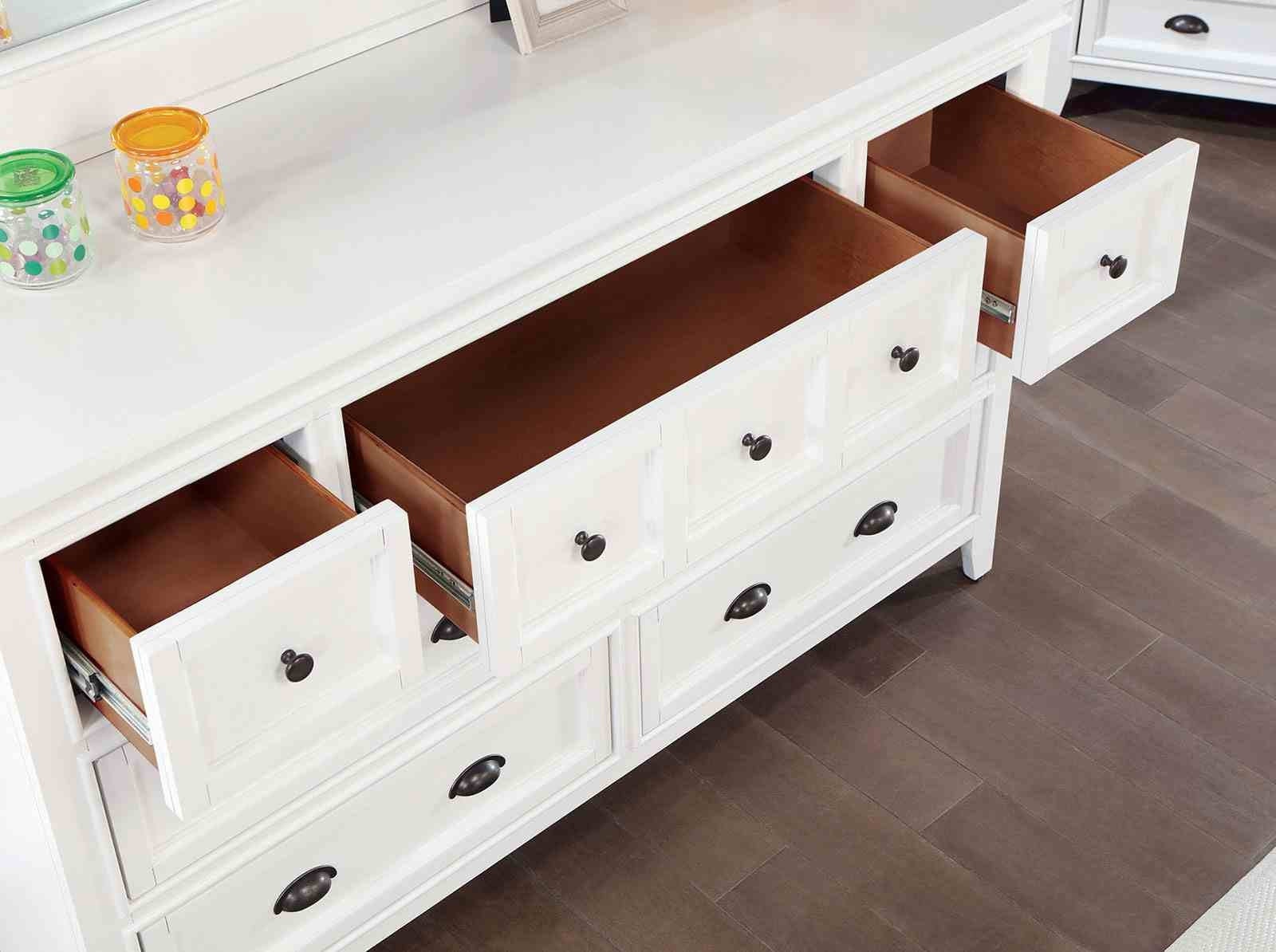Castile Dresser, White - Image 4