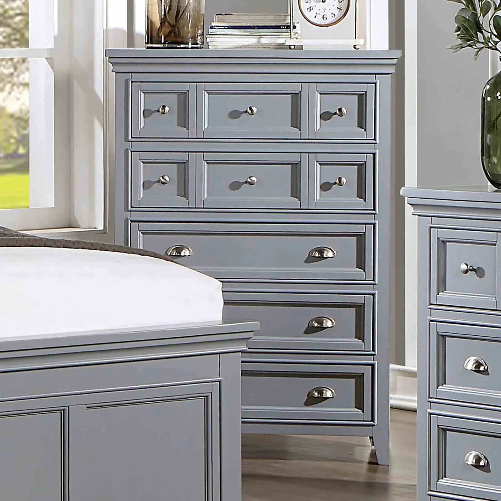 Castlile Chest, Gray