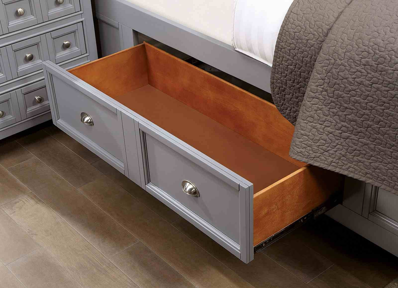 Castlile Twin Bed, Gray - Image 2