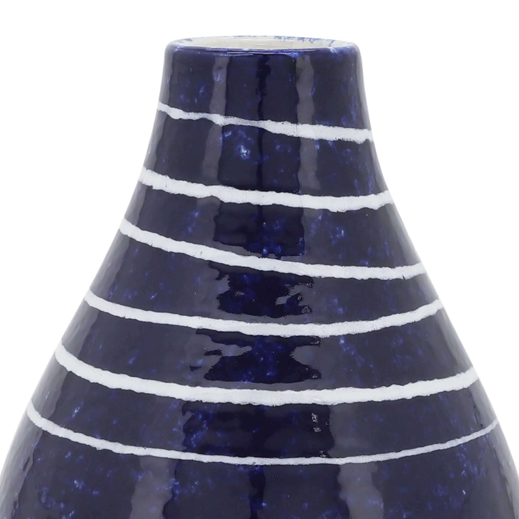 Cer, 10"h Primeval Vase, Blue - Image 4