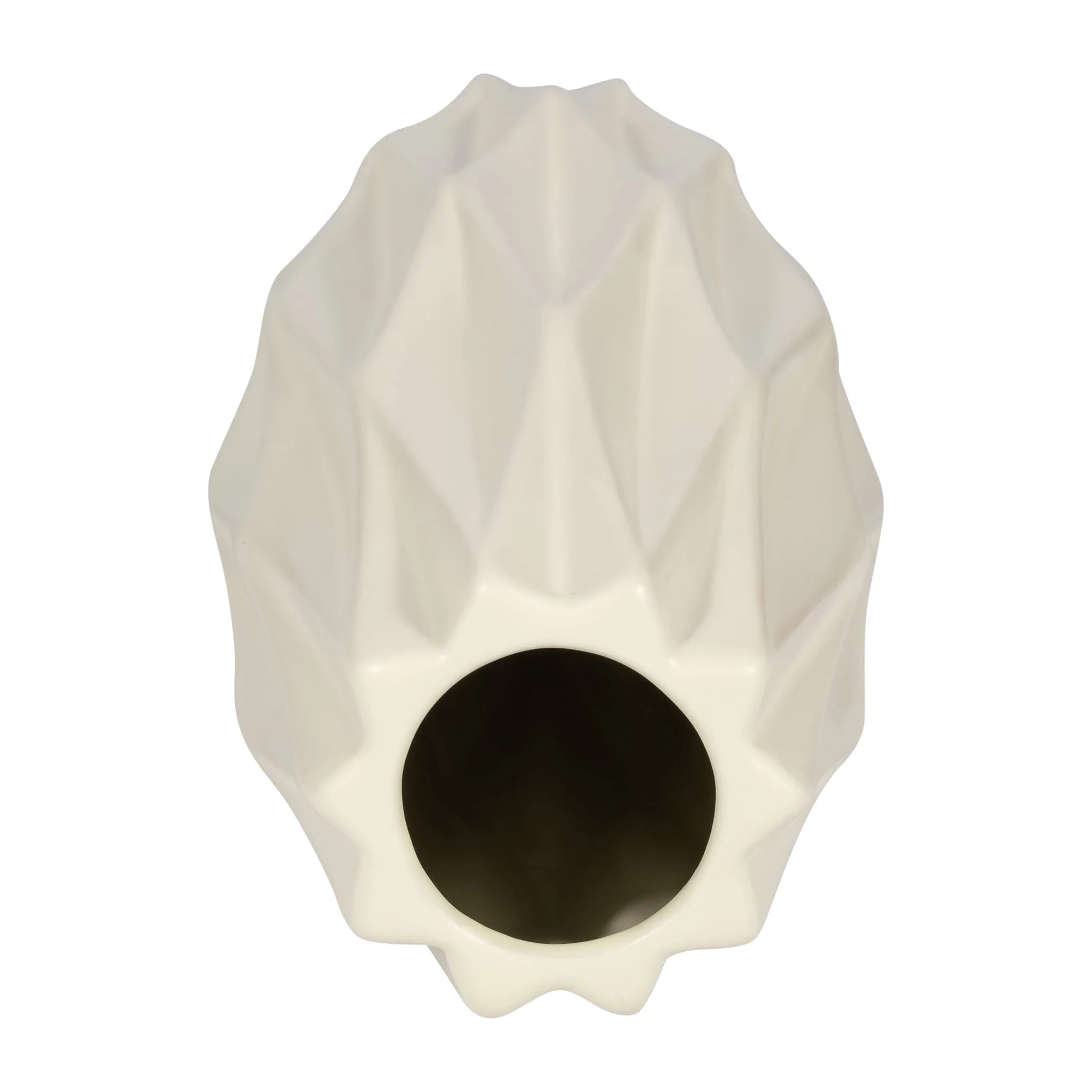 Cer, 12" Flutter Vase, Cotton - Image 5
