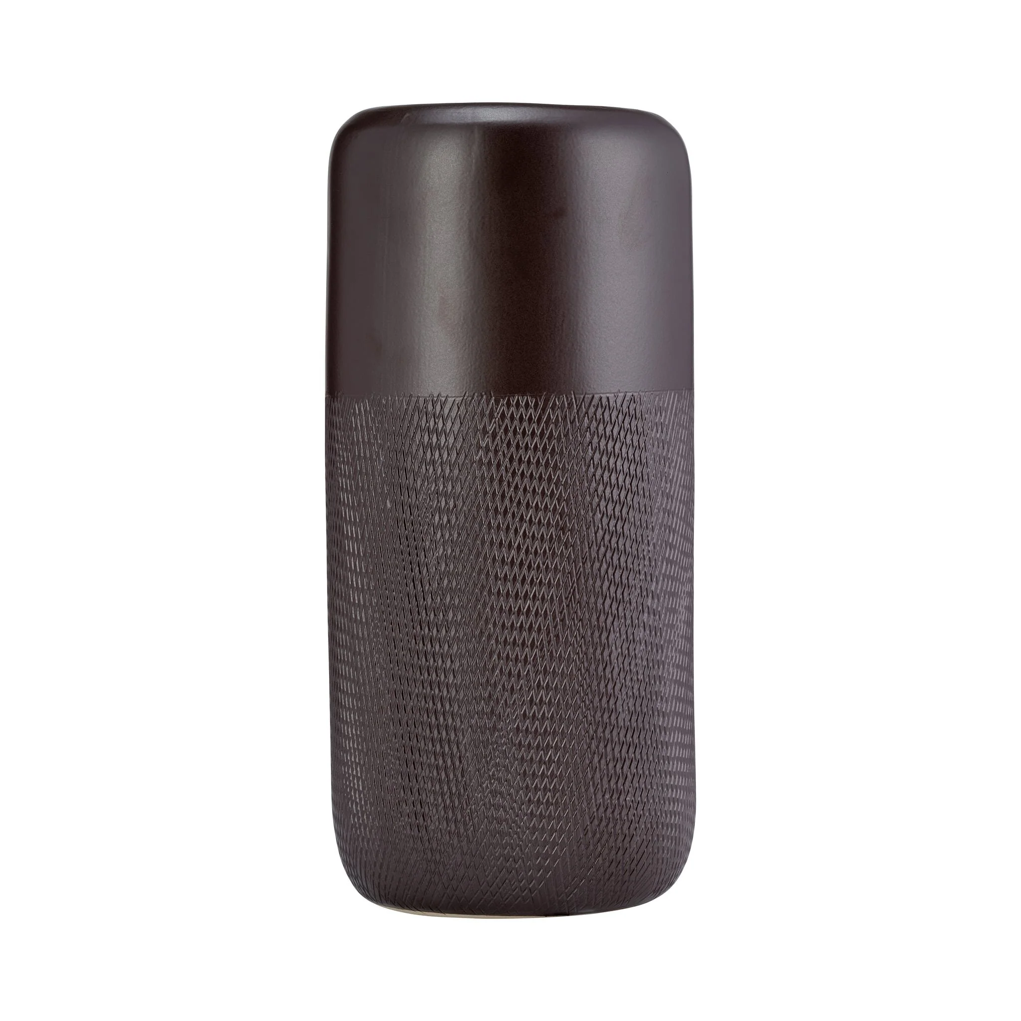 Cer, 12"h Grooved Vase, Java