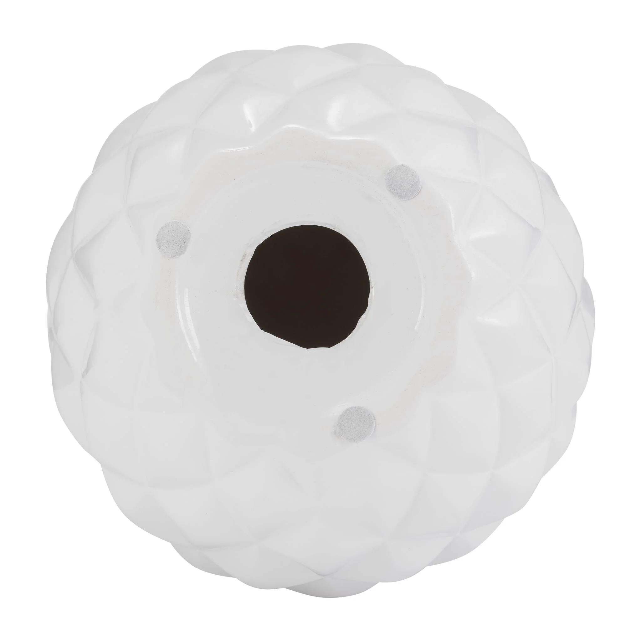 Cer, 13" Pineapple Deco, White - Image 5