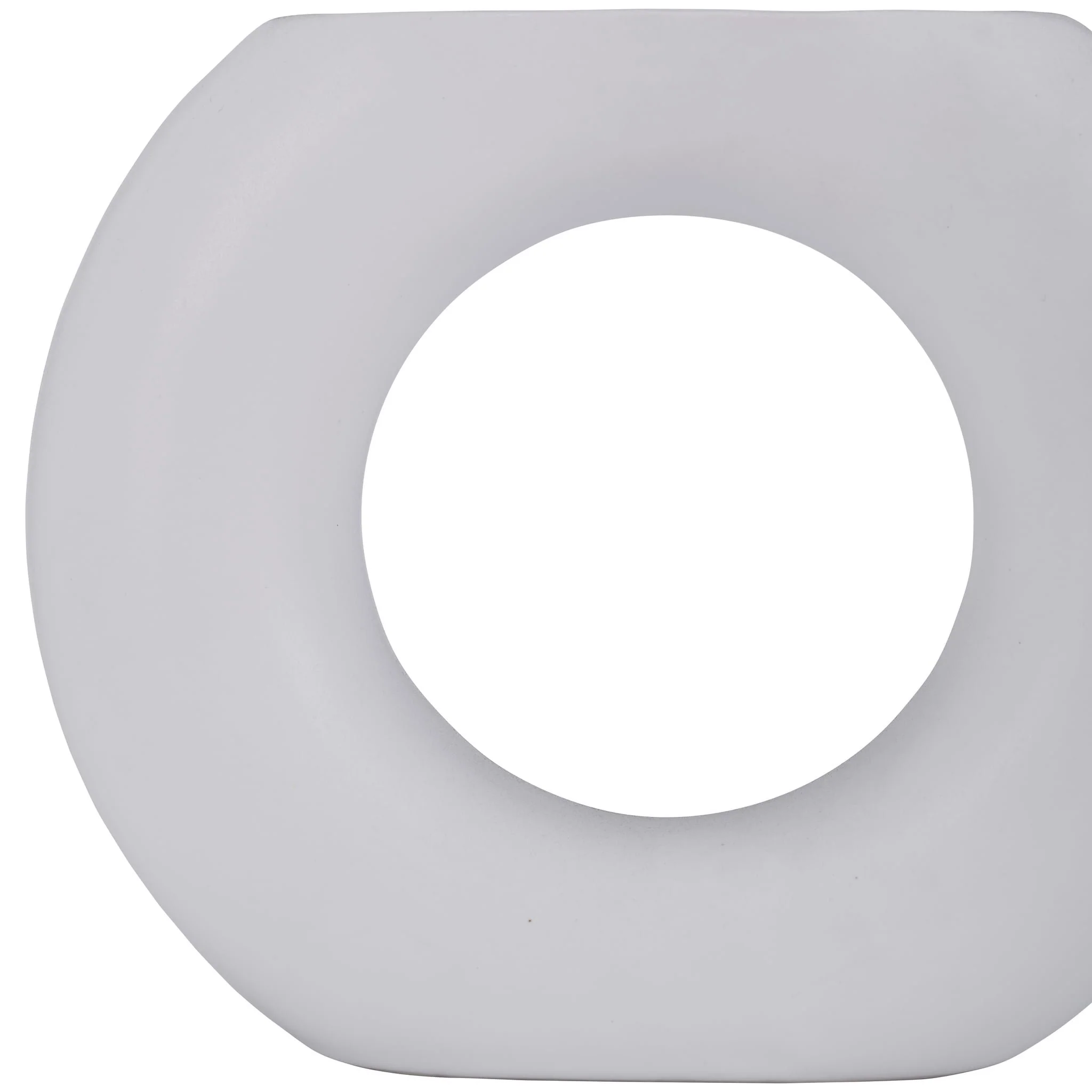 Cer, 5" Donut Vase, White - Image 5