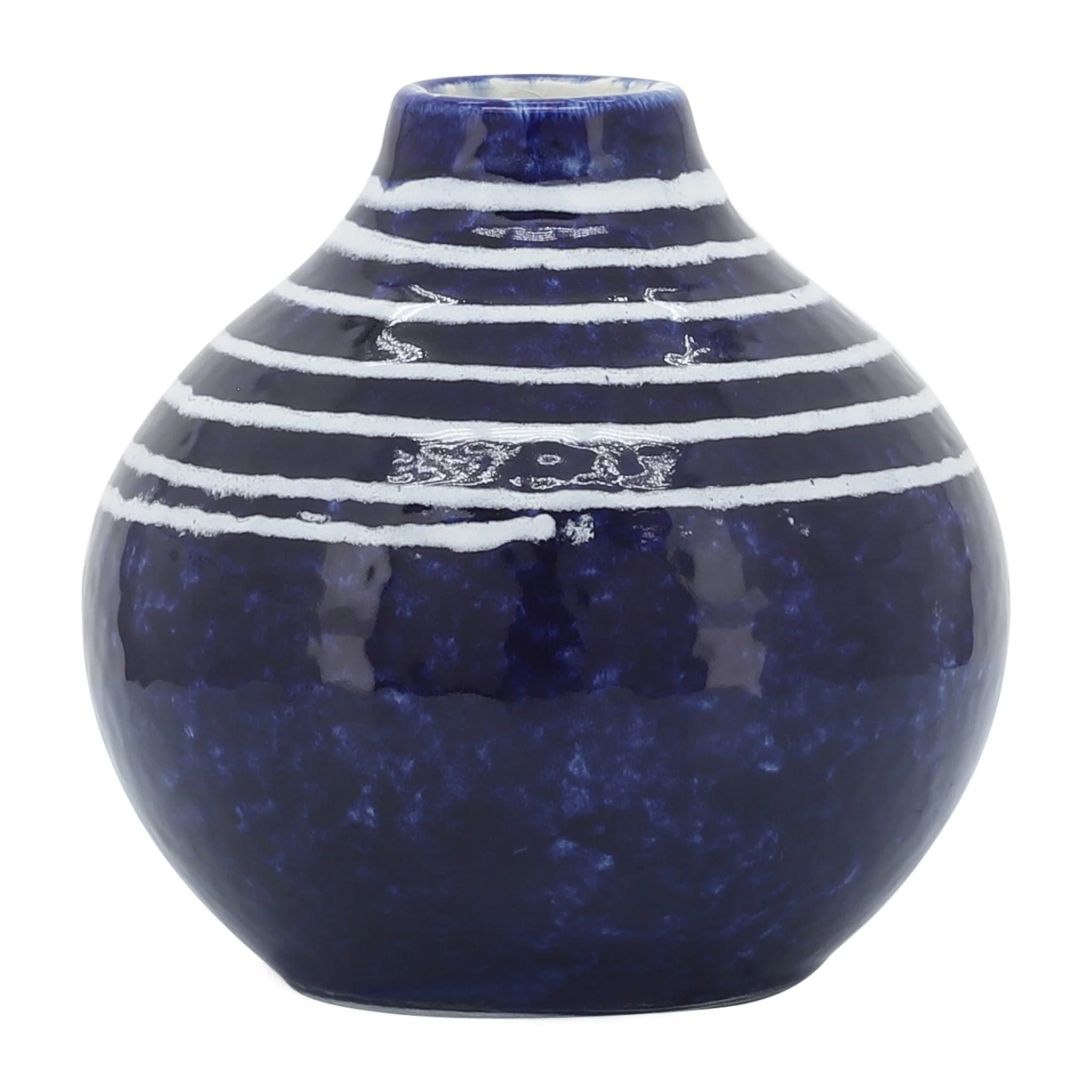 Cer, 5"h Primeval Vase, Blue - Image 3