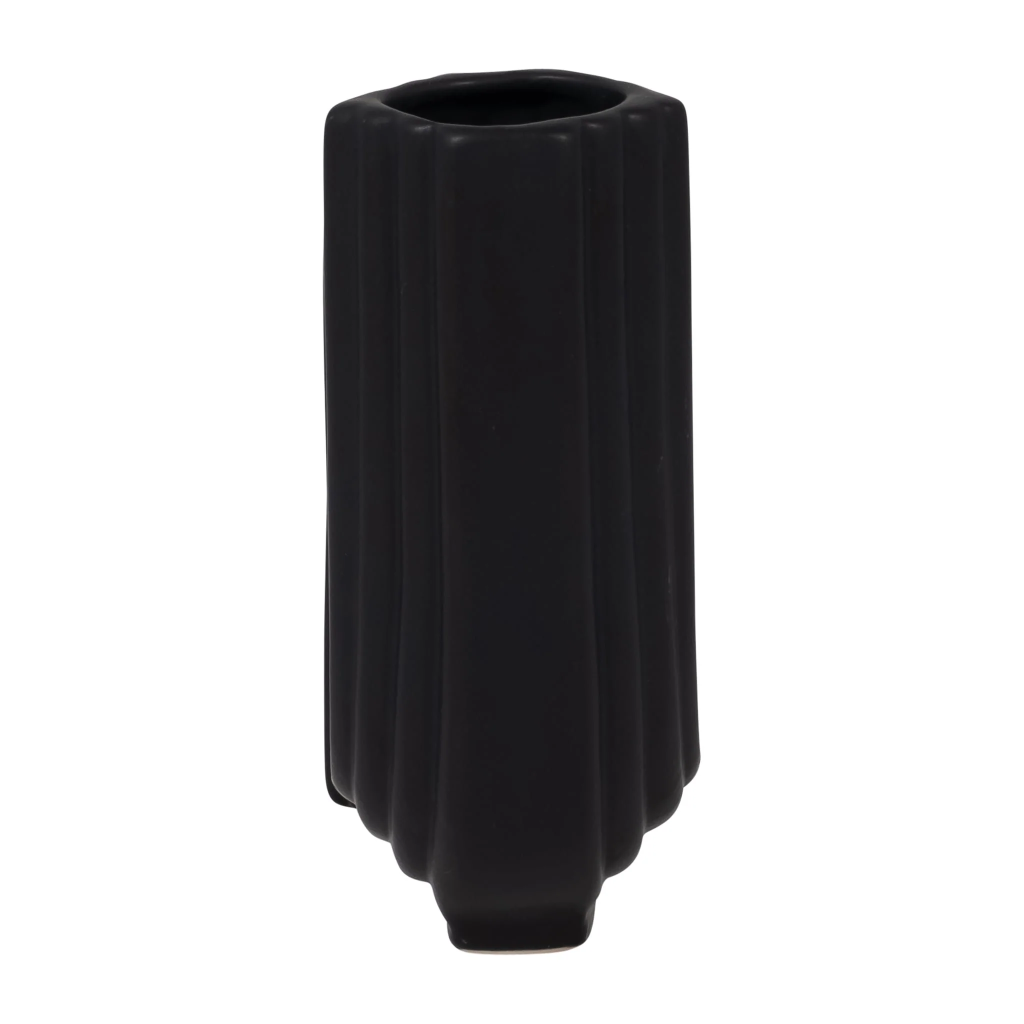 Cer, 6" Loopy Vase, Black - Image 3