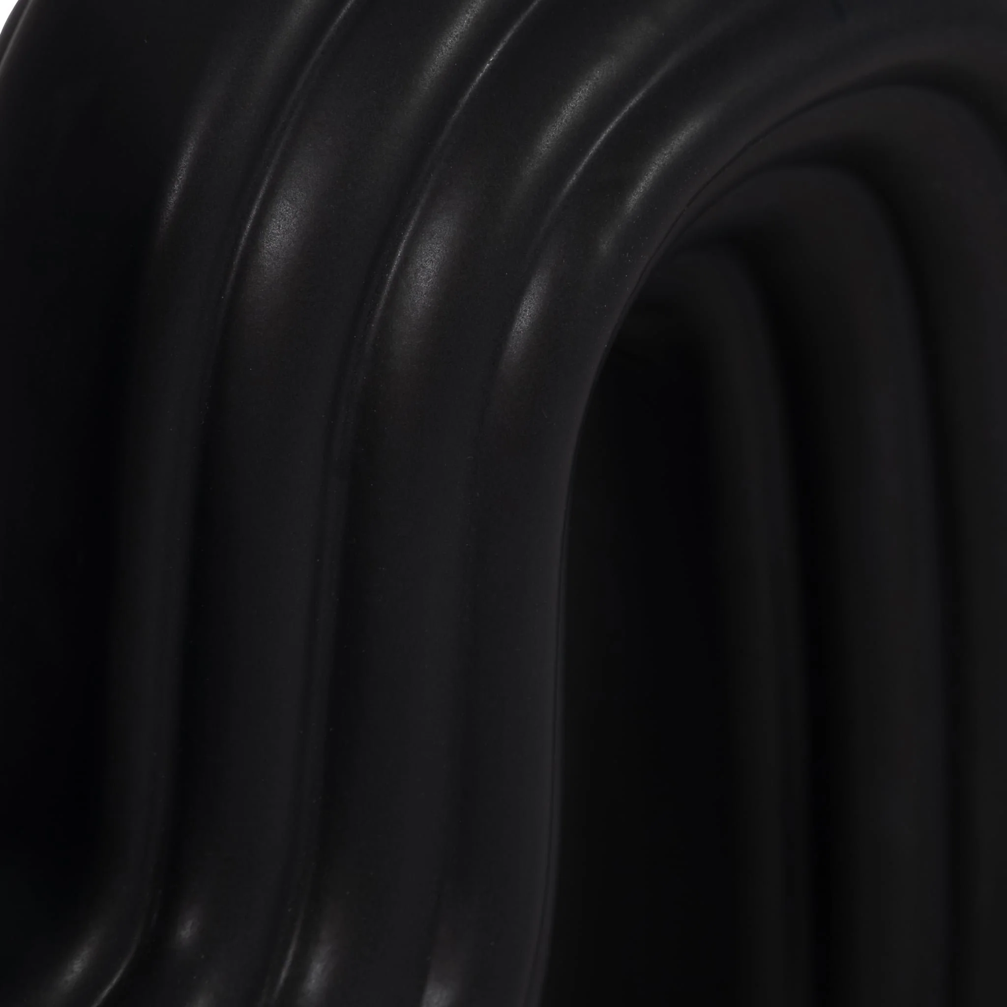 Cer, 6" Loopy Vase, Black - Image 5