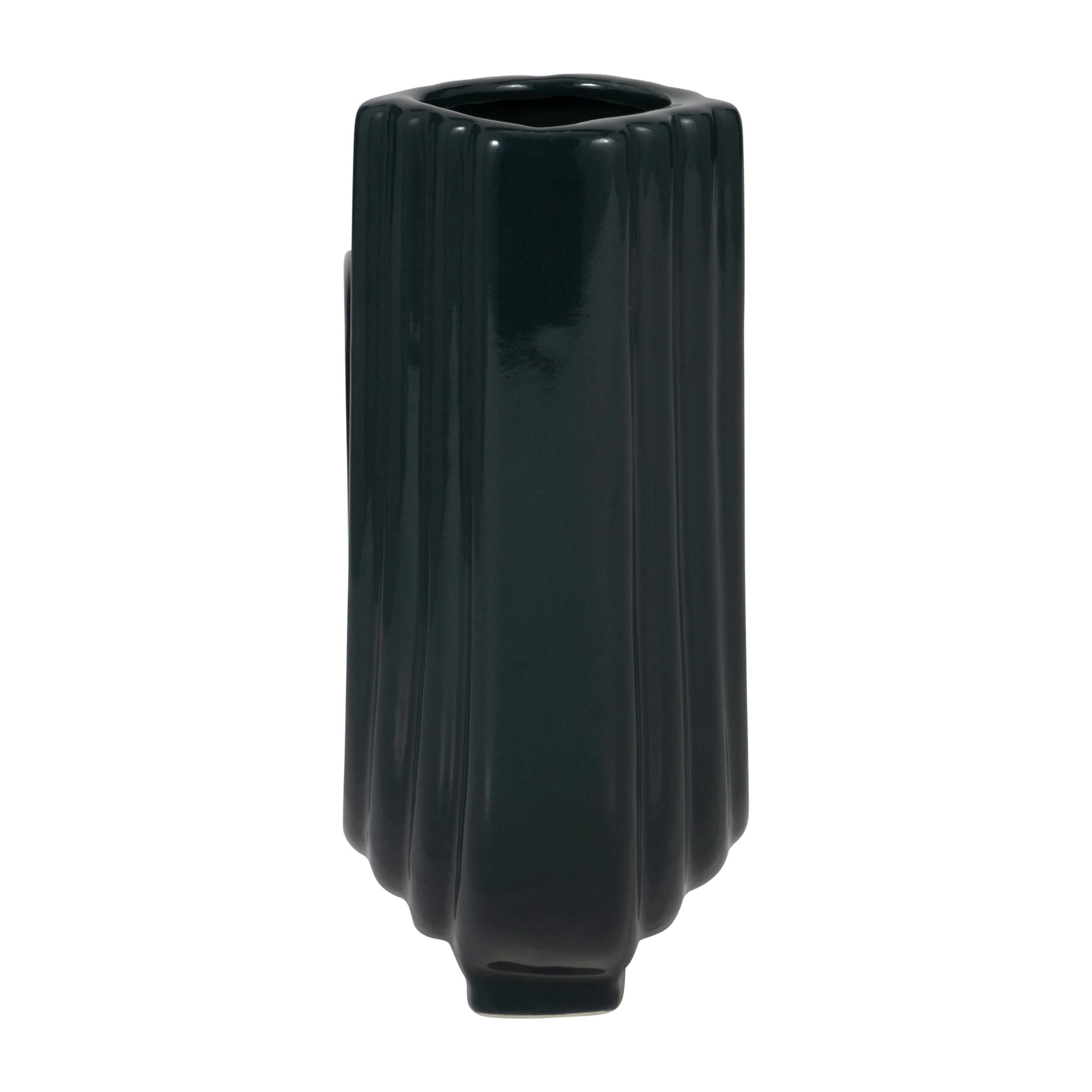 Cer, 6" Loopy Vase, Forest Green - Image 3