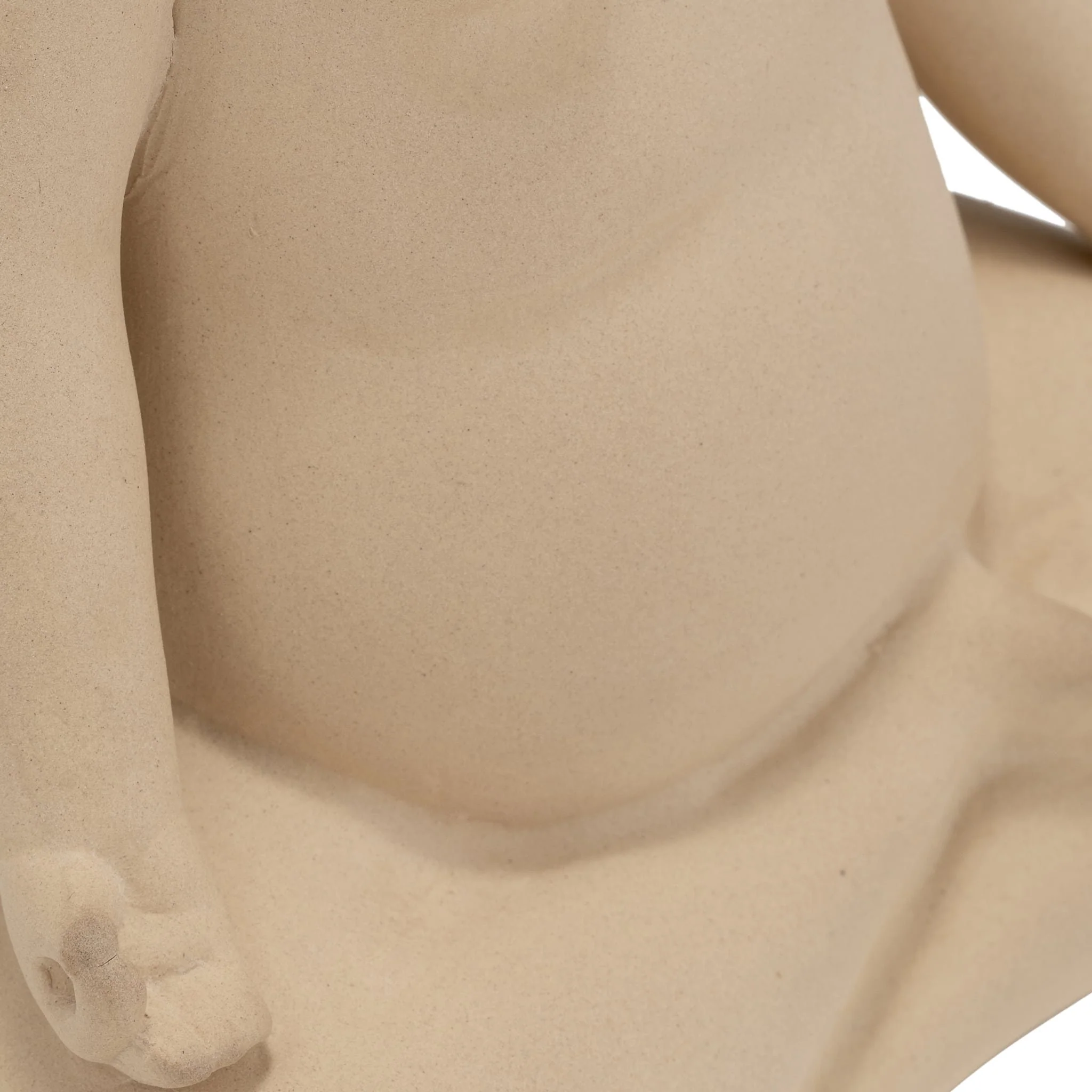 Cer, 8"h Woman Body Flower Vase, Cream - Image 6
