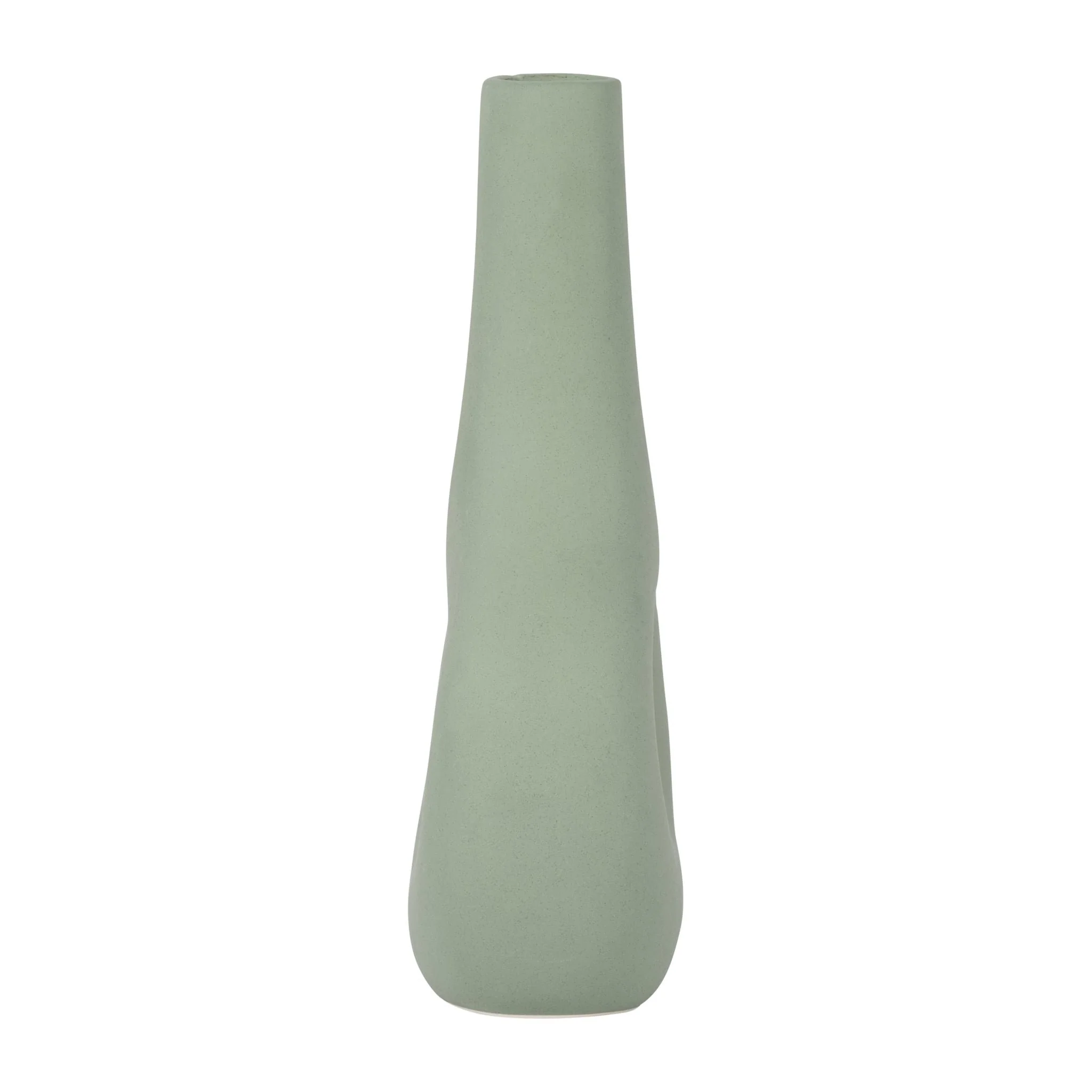 Cer, 9" Open Cut-out Nomad Vase, Dark Sage - Image 4