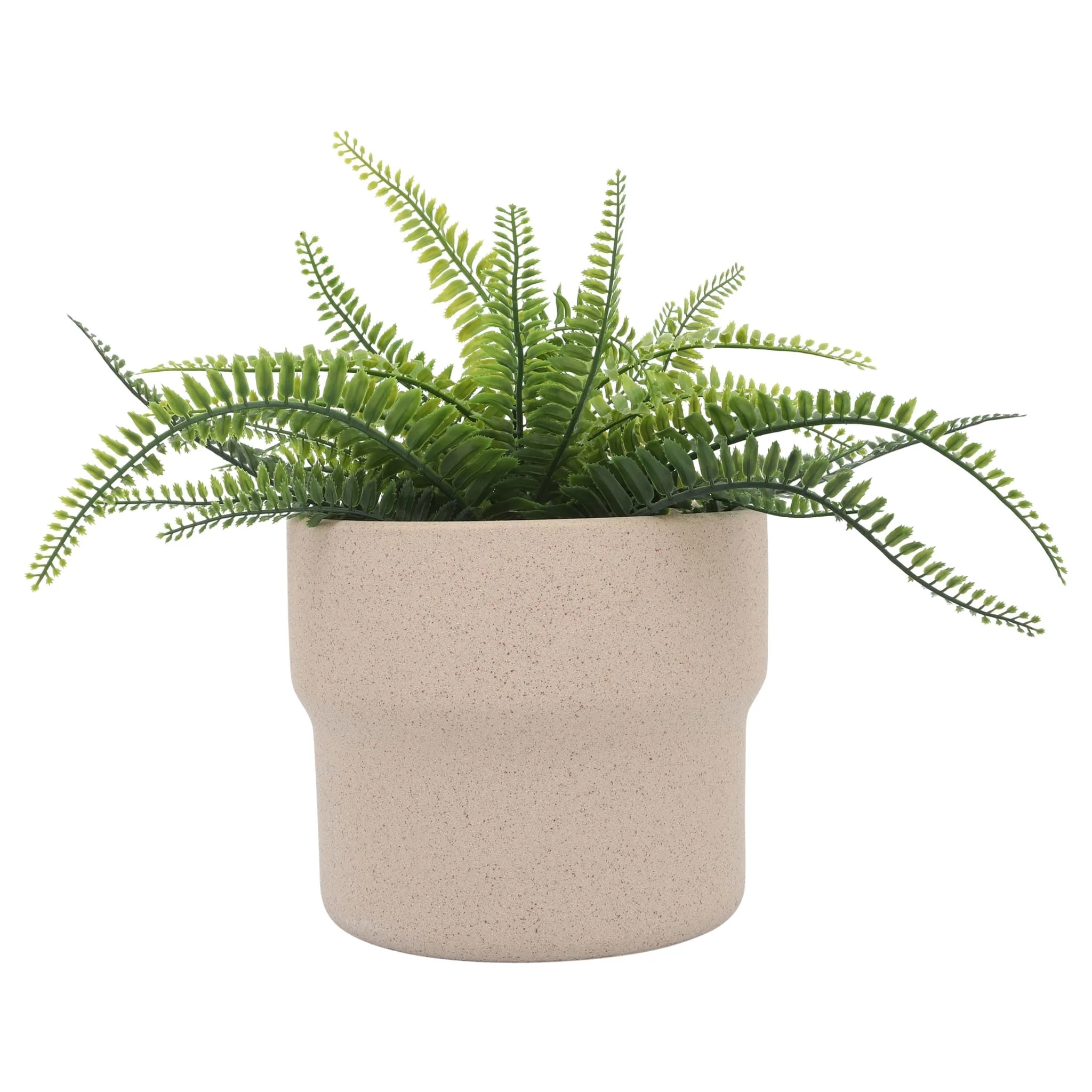 Cer, S/3 7/9/10"d Mushroom Planters, Tan - Image 3