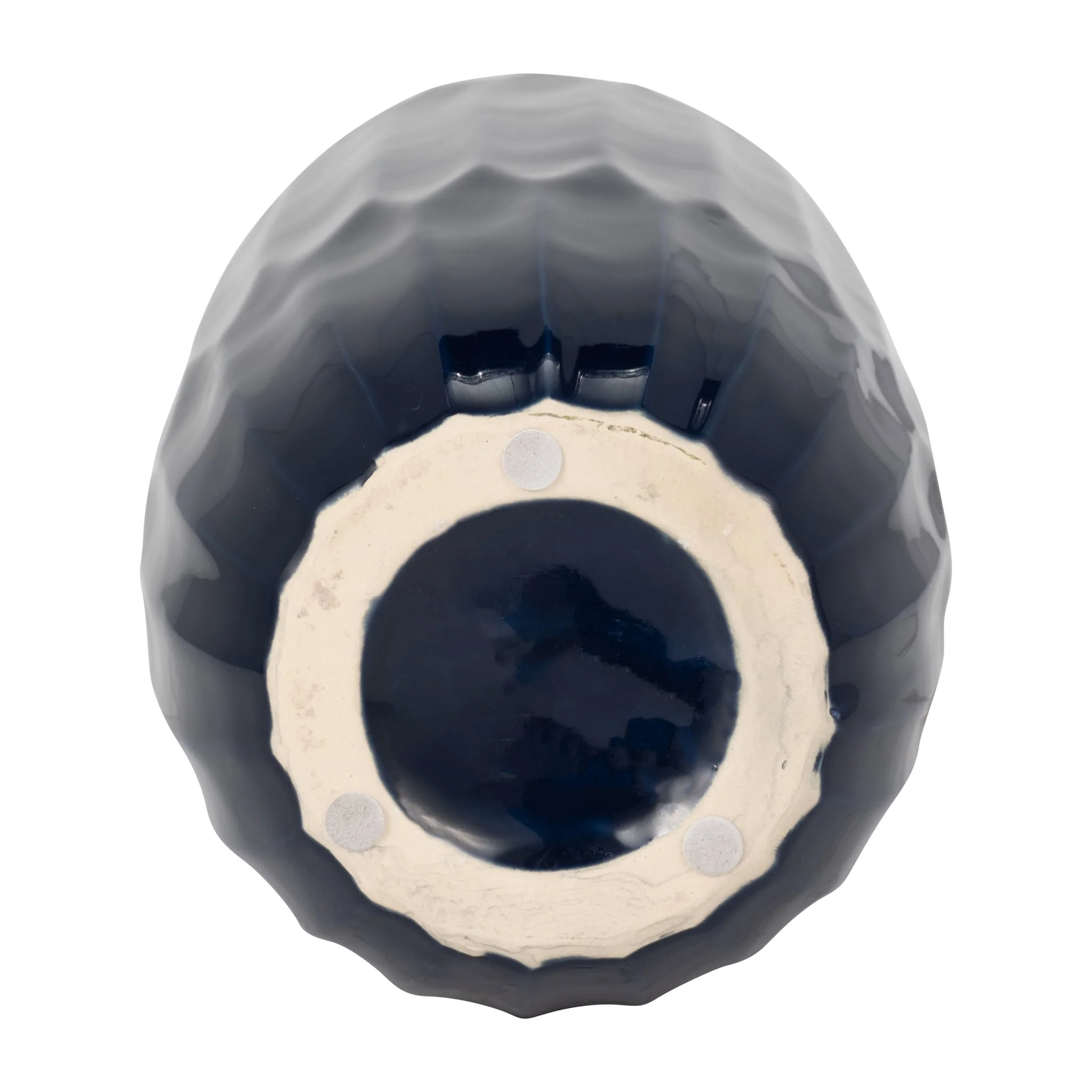 Ceramic 14" Vase , Navy Blue - Image 6
