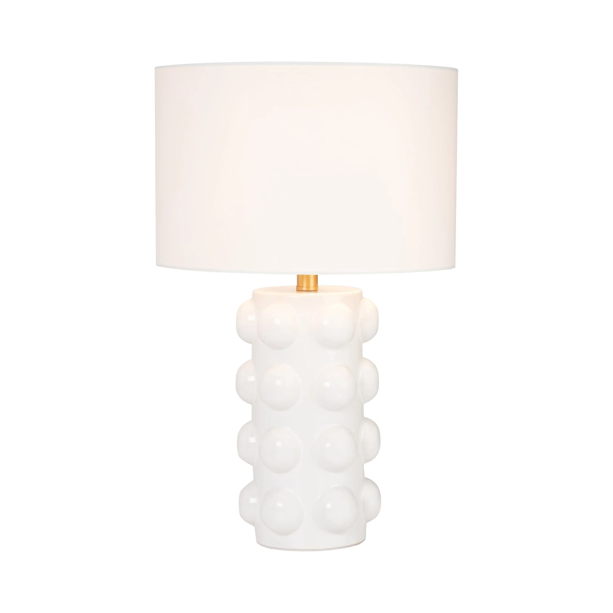 Ceramic 22" Bubble Table Lamp, White - Image 3