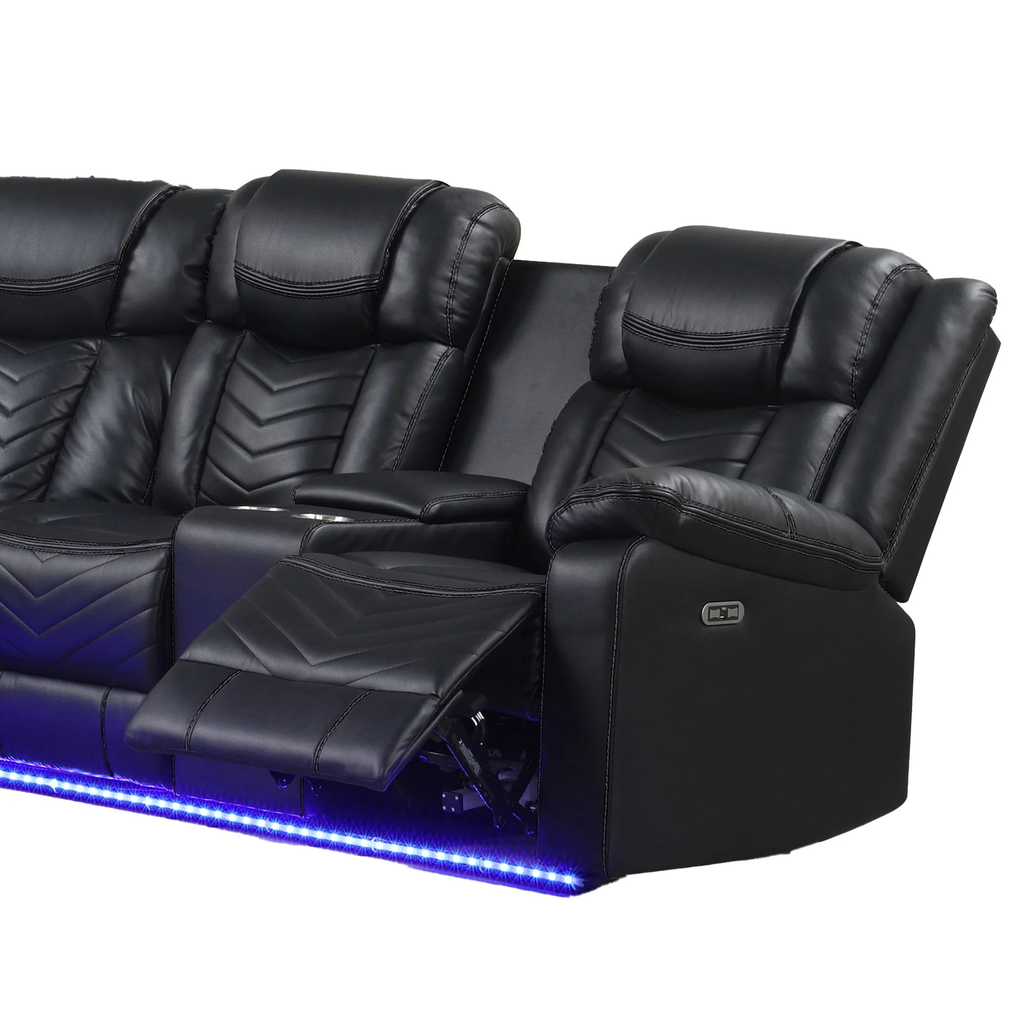 Challenger Sectional Black - Image 7