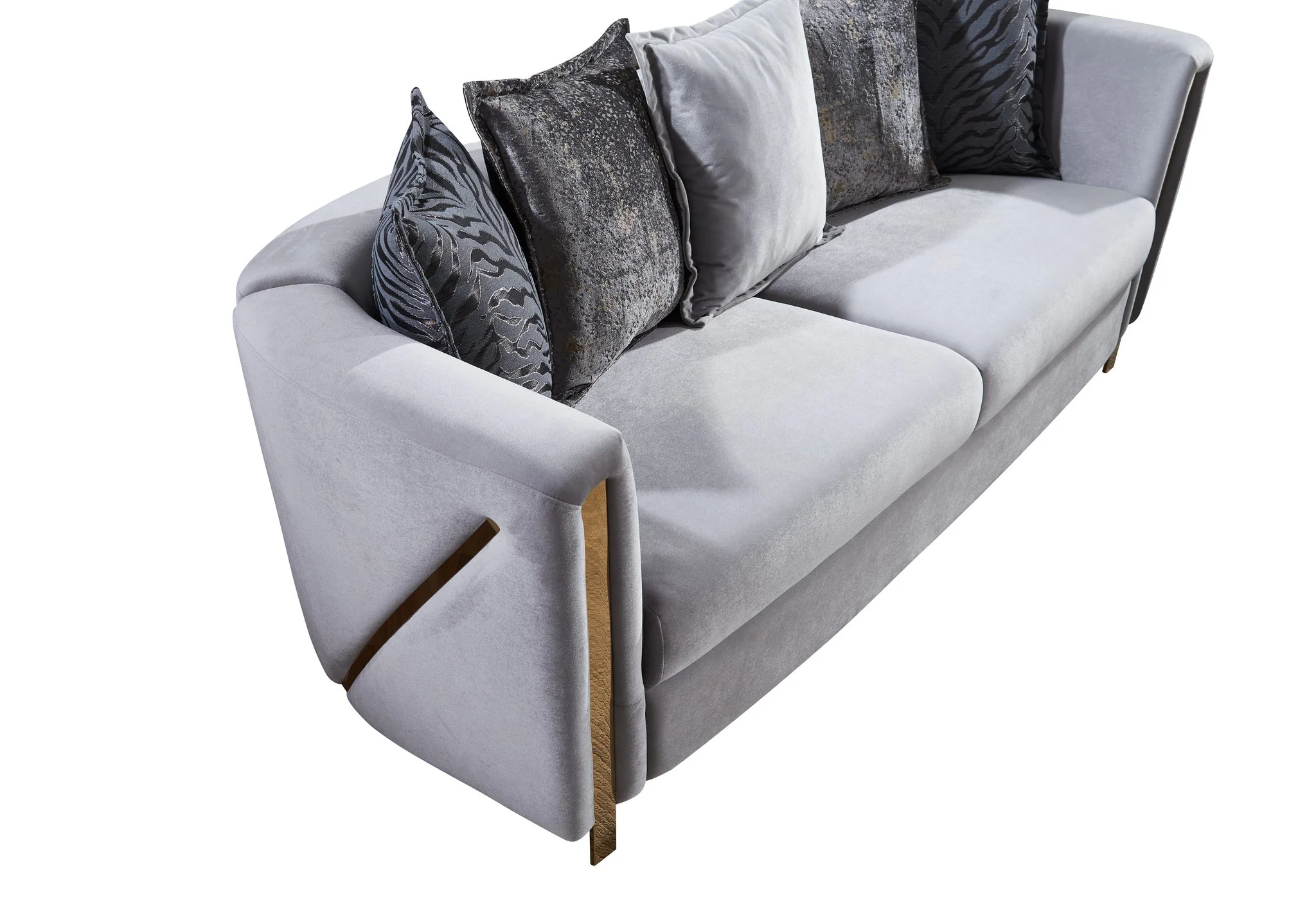 Chanelle Sofa Gray - Image 3