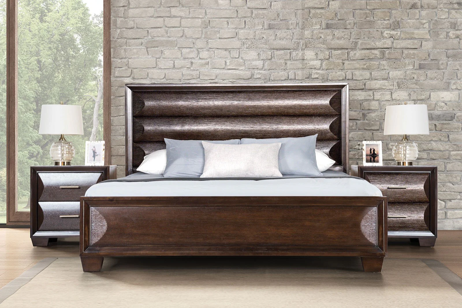 Chemnitz Queen Bed, Espresso - Image 2