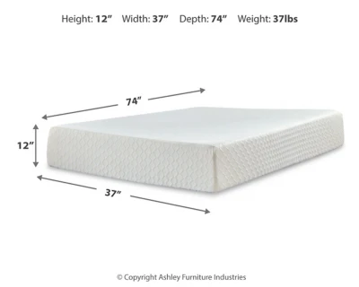 Chime 12 Inch Memory Foam Mattress in a Box - Image 22