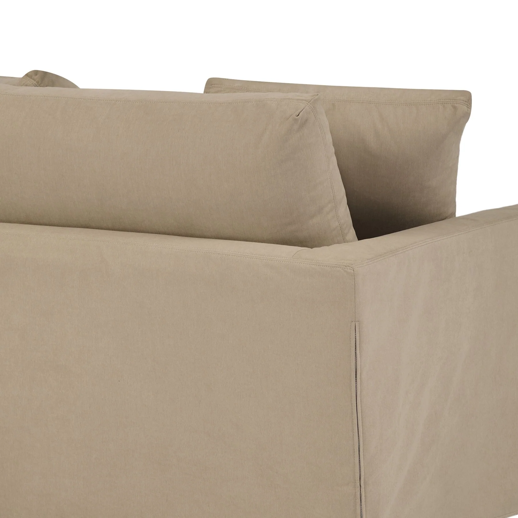 Ciara 53" Upholstered Chair and a Half in Sahara Brown - Image 6