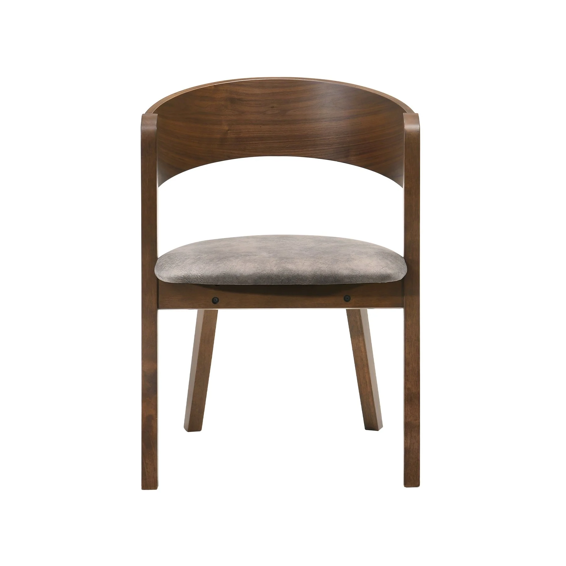 Cirque and Jackie 5 Piece Walnut Round Dining Set - Image 3