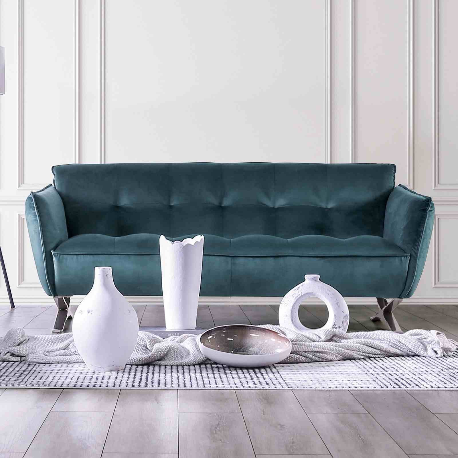 Civellutino Sofa, Teal