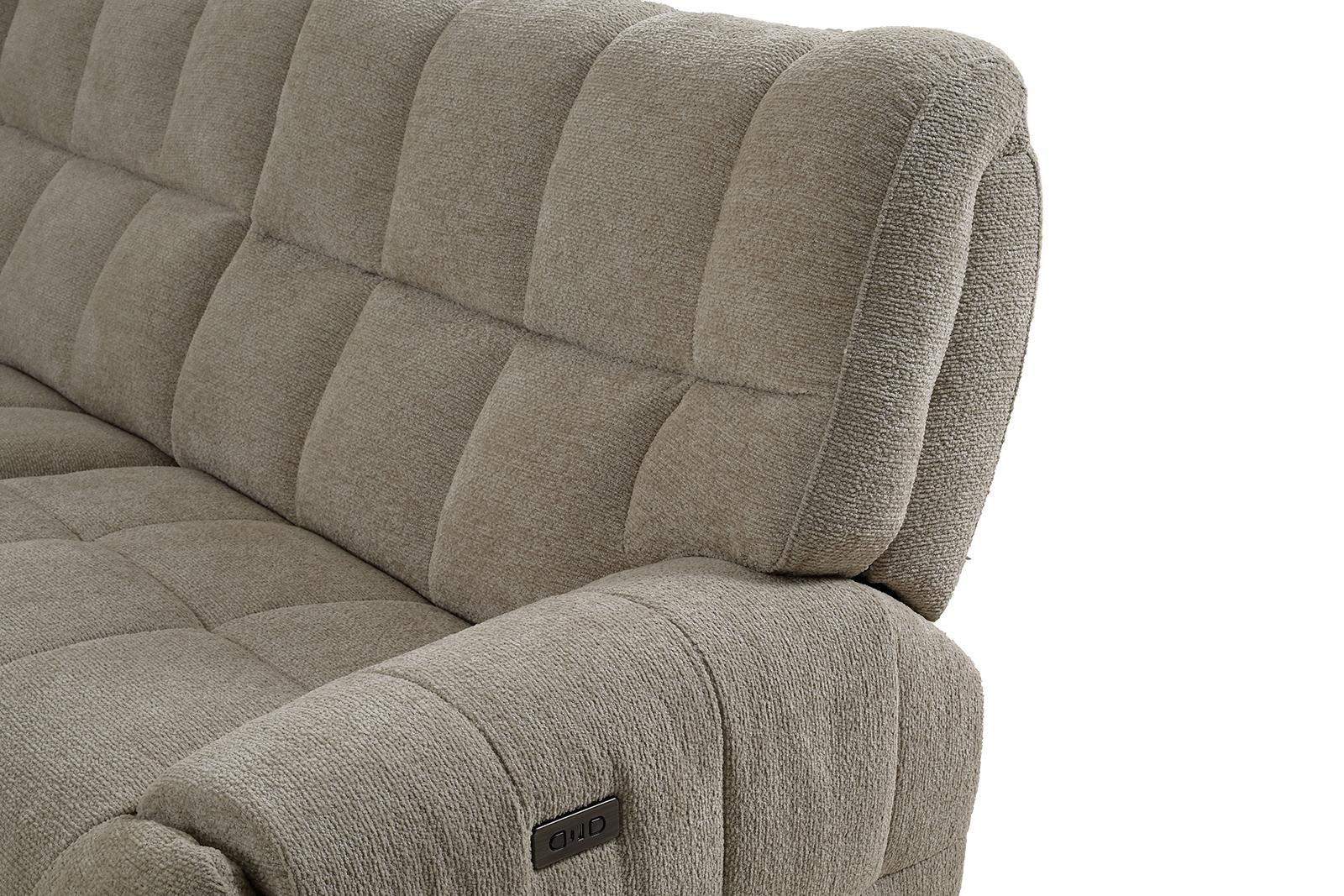 Clemens Power Sectional, Beige - Image 4