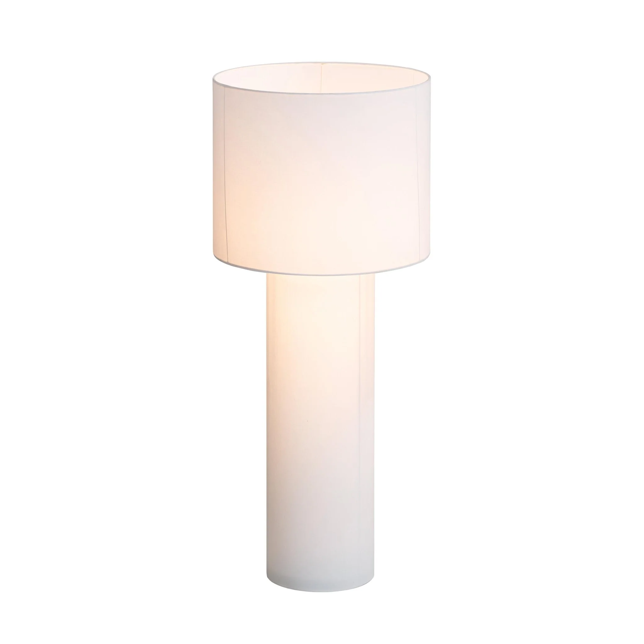 Cleopatra Cream Linen Floor Lamp - Image 3