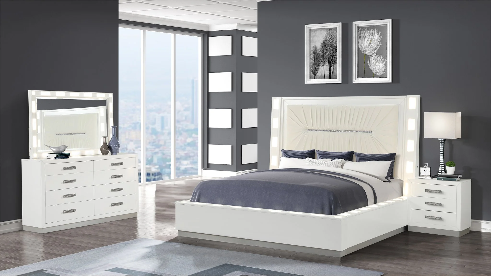 Coco King 4PC Bedroom set