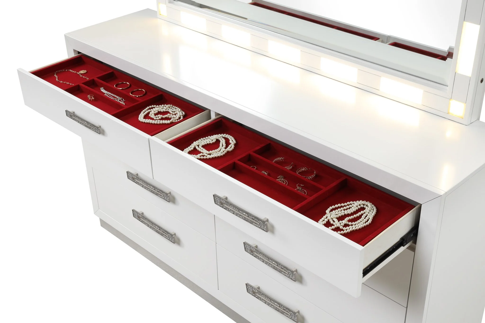 Coco King 4PC with Vanity Bedroom set - Image 10